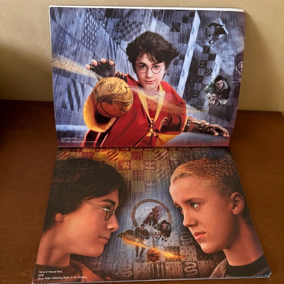 3/$20 📚 Harry Potter and the Chamber of Secrets Poster Book 2002 Scholastic - Picture 8 of 9